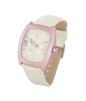 Chronotech Multicolor Leather Dress Watch