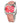 Chronotech Multicolor Leather Dress Watch