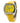 Chronotech Yellow Leather Dress Watch