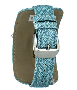 Chronotech Green Leather Dress Watch