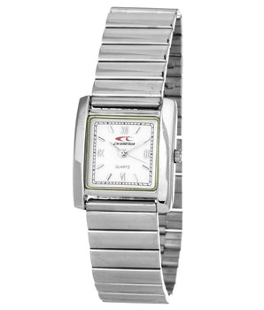 Chronotech Silver Stainless Steel Dress Watch
