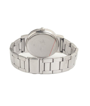 Chronotech Silver Stainless Steel Dress Watch