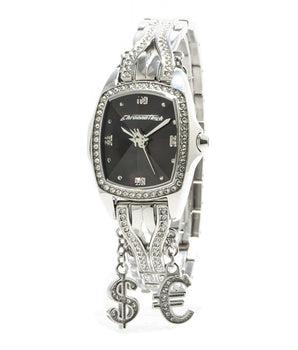 Chronotech Silver Stainless Steel Dress Watch