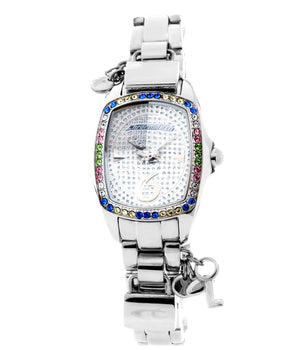 Chronotech Silver Stainless Steel Dress Watch