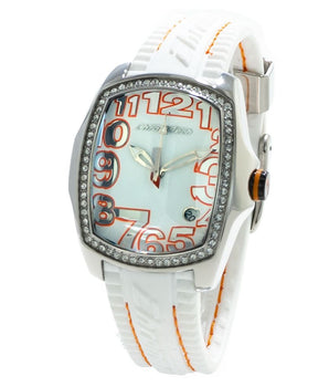 Chronotech White Rubber Dress Watch