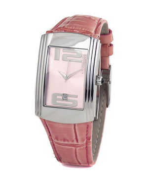 Chronotech Multicolor Leather Dress Watch