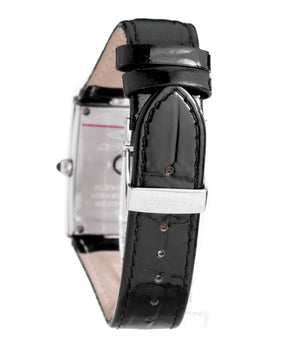 Chronotech Black Leather Dress Watch