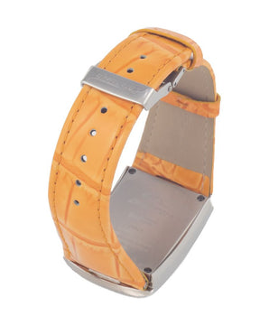 Chronotech Orange Leather Dress Watch