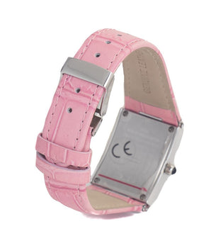 Chronotech Multicolor Leather Dress Watch