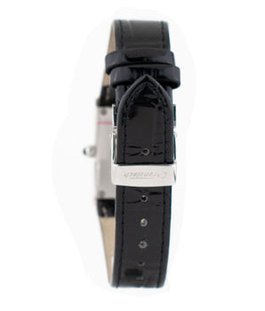 Chronotech Black Leather Dress Watch