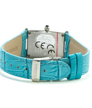 Chronotech Blue Leather Dress Watch