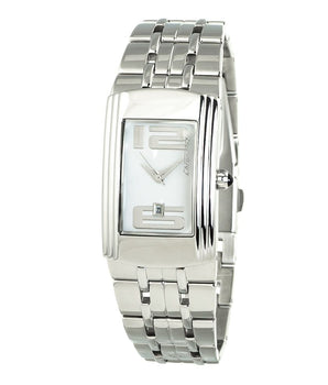 Chronotech Silver Stainless Steel Dress Watch