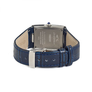 Chronotech Blue Leather Watch