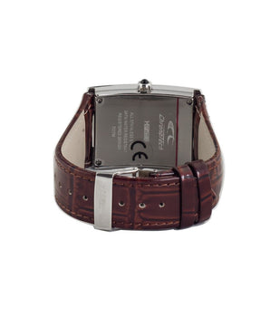 Chronotech Brown Leather Dress Watch