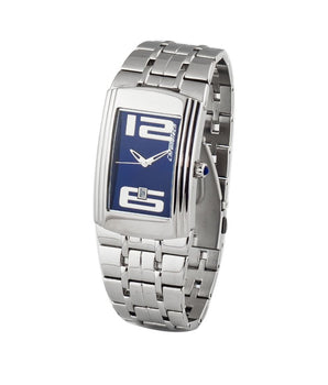 Chronotech Silver Stainless Steel Dress Watch