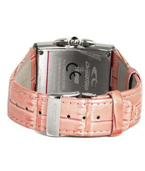 Chronotech Multicolor Leather Dress Watch