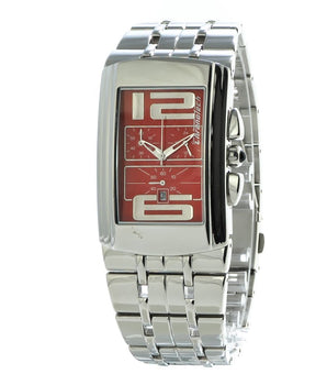 Chronotech Silver Stainless Steel Dress Watch
