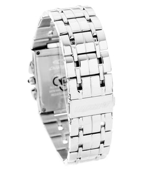Chronotech Silver Stainless Steel Dress Watch