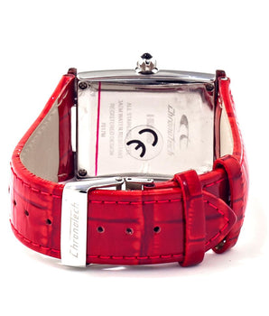 Chronotech Multicolor Leather Dress Watch