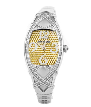 Chronotech Silver Stainless Steel Dress Watch