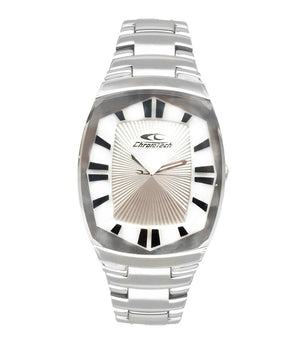 Chronotech Silver Stainless Steel Bracelet Watch