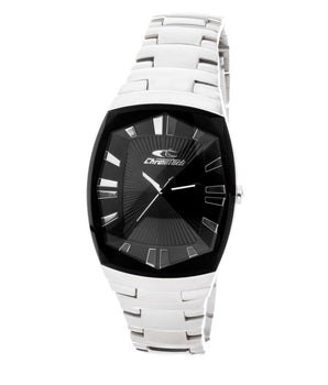 Chronotech Silver Stainless Steel Dress Watch