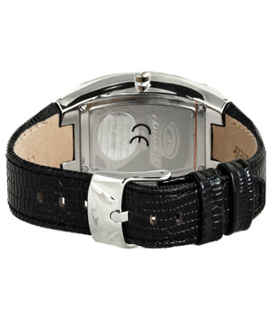 Chronotech Black Leather Dress Watch