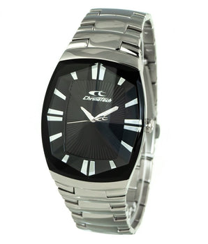 Chronotech Silver Stainless Steel Dress Watch
