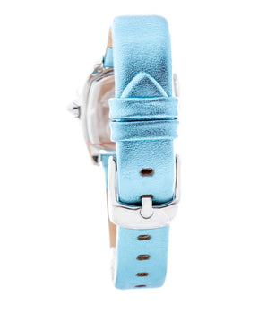 Chronotech Blue Leather Dress Watch