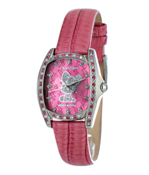 Chronotech Multicolor Leather Dress Watch
