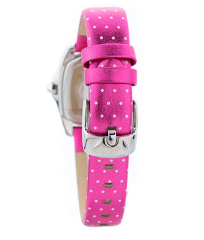 Chronotech Multicolor Leather Dress Watch