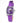 Chronotech Purple Leather Dress Watch