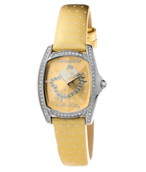 Chronotech Gold Leather Dress Watch