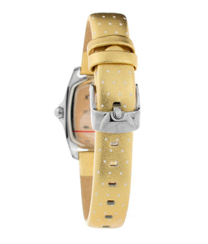Chronotech Gold Leather Dress Watch