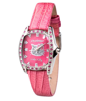 Chronotech Multicolor Leather Dress Watch