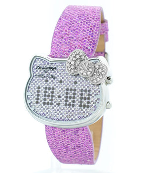 Chronotech Multicolor Leather Digital Watch