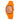 Chronotech Orange Rubber Watch