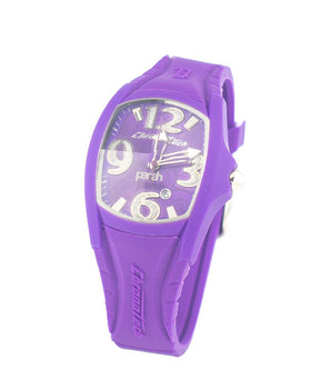 Chronotech Purple Rubber Dress Watch