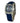 Chronotech Blue Leather Dress Watch