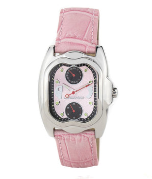 Chronotech Multicolor Leather Dress Watch