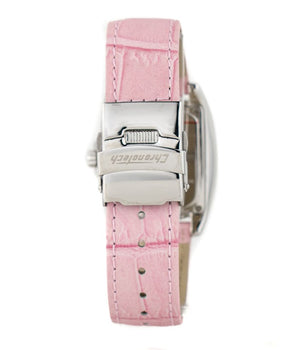 Chronotech Multicolor Leather Dress Watch