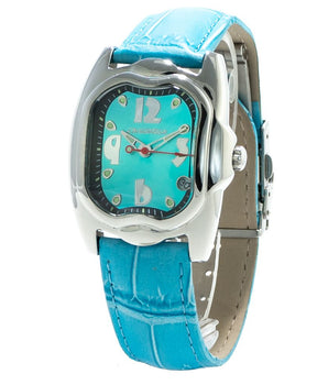 Chronotech Blue Leather Bracelet Watch