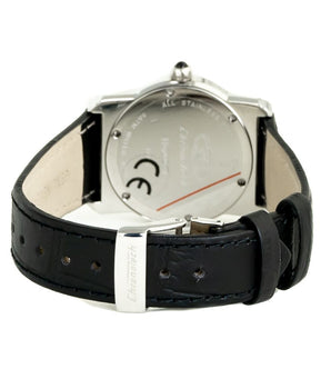 Chronotech Black Leather Dress Watch