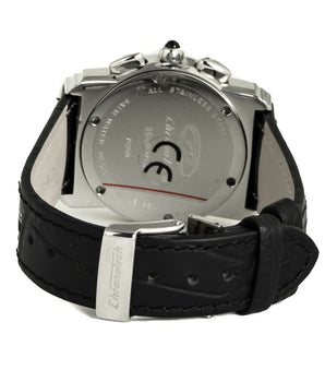 Chronotech Black Leather Dress Watch