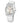 Chronotech White Leather Dress Watch