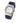 Chronotech Blue Leather Dress Watch