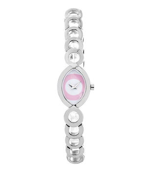 Chronotech Silver Stainless Steel Dress Watch