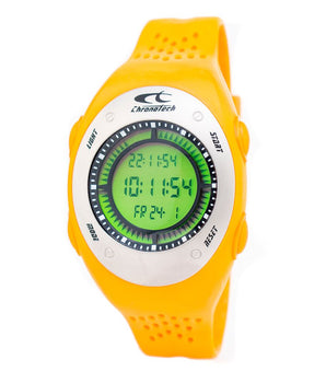 Chronotech Orange Rubber Digital Watch