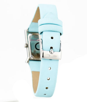 Chronotech Blue Leather Dress Watch