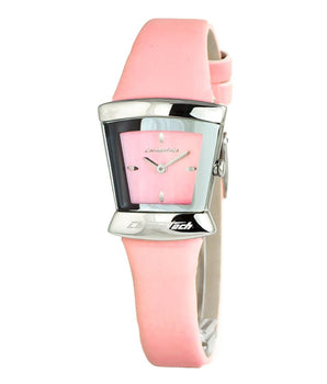 Chronotech Multicolor Leather Dress Watch